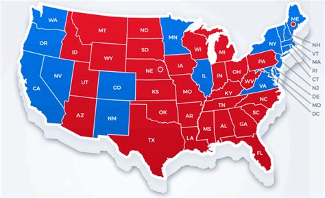 blue states in the us